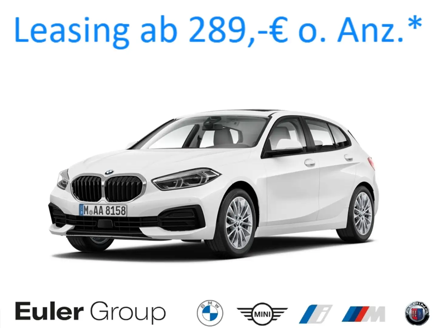 BMW 118 iA Advant.+Comf. 17''LMR Panorama LCProf LenkHzg a Weiß - 1