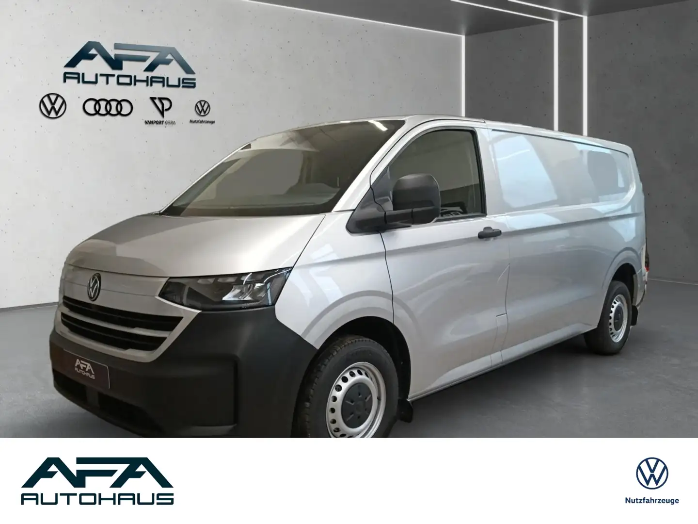 Volkswagen T7 Transporter Kasten 4x4 LR LED*Klima*vorb.AHK* Grijs - 1