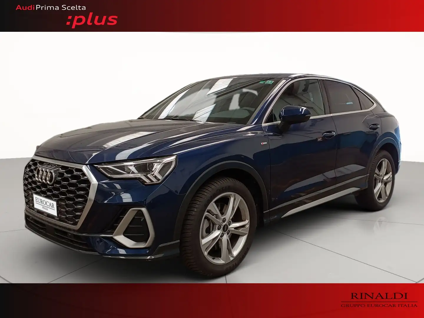 Audi Q3 sportback 40 2.0 tdi s line edition quattro 193cv Bleu - 1