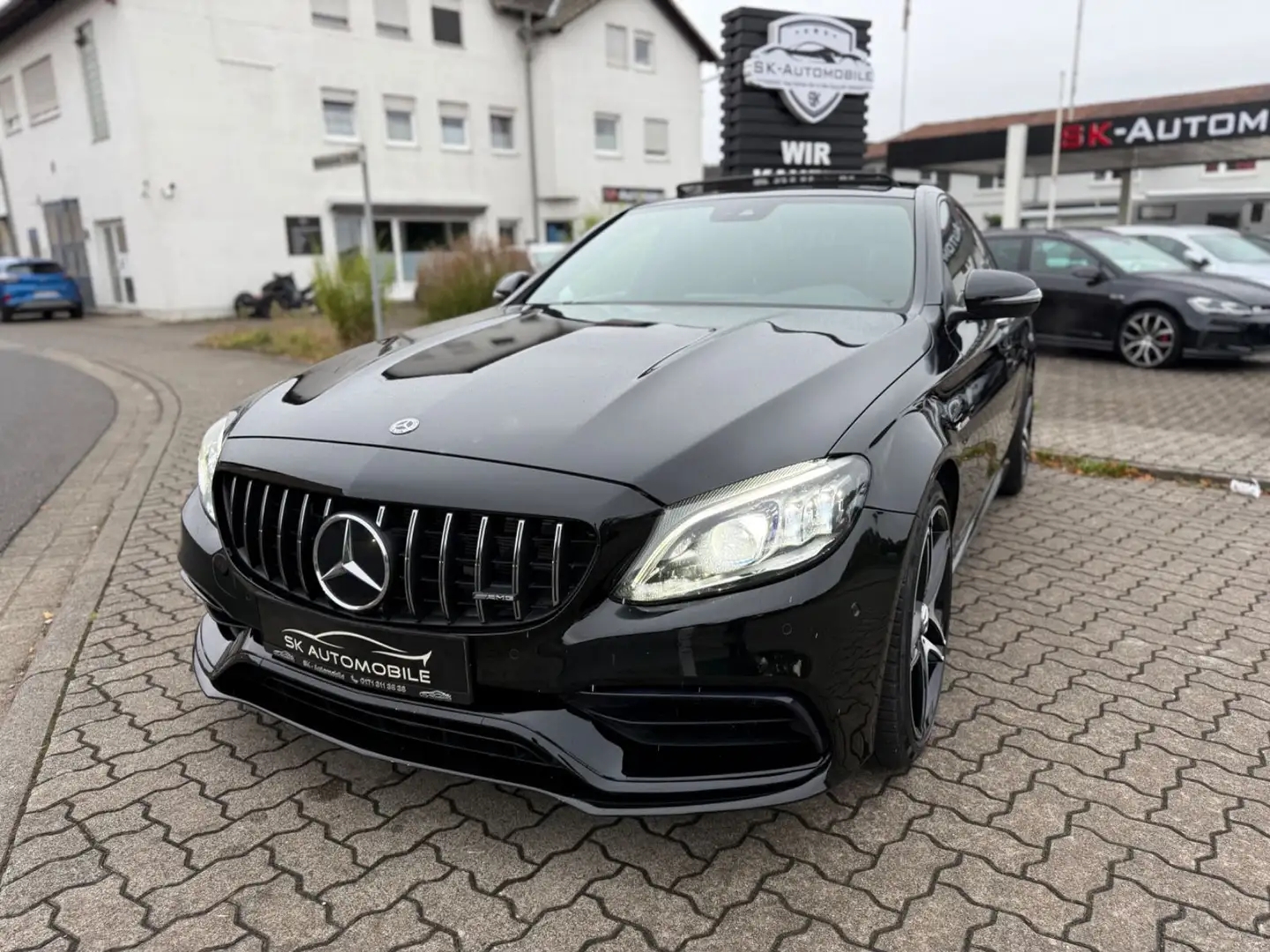 Mercedes-Benz C 63 AMG C63 AMG PANO-KAMERA-BURMESTER-ACC-MULTIBEAM-WIDE Nero - 2