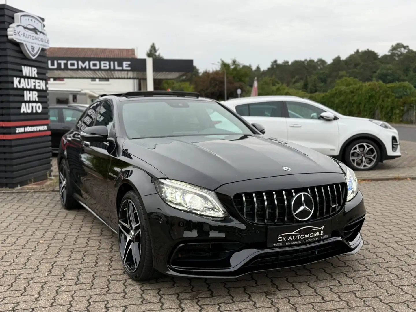Mercedes-Benz C 63 AMG C63 AMG PANO-KAMERA-BURMESTER-ACC-MULTIBEAM-WIDE Nero - 1