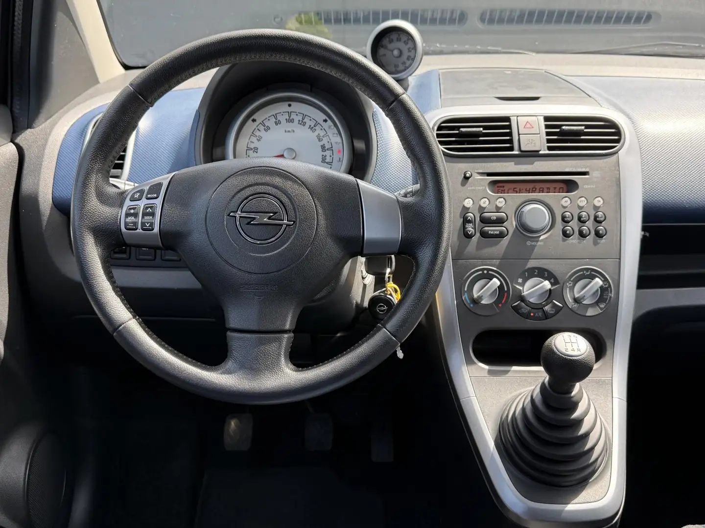 Opel Agila 1.0 Edition 2e Eigenaar,Airco,Lm velgen,Dealer Ond Blauw - 2