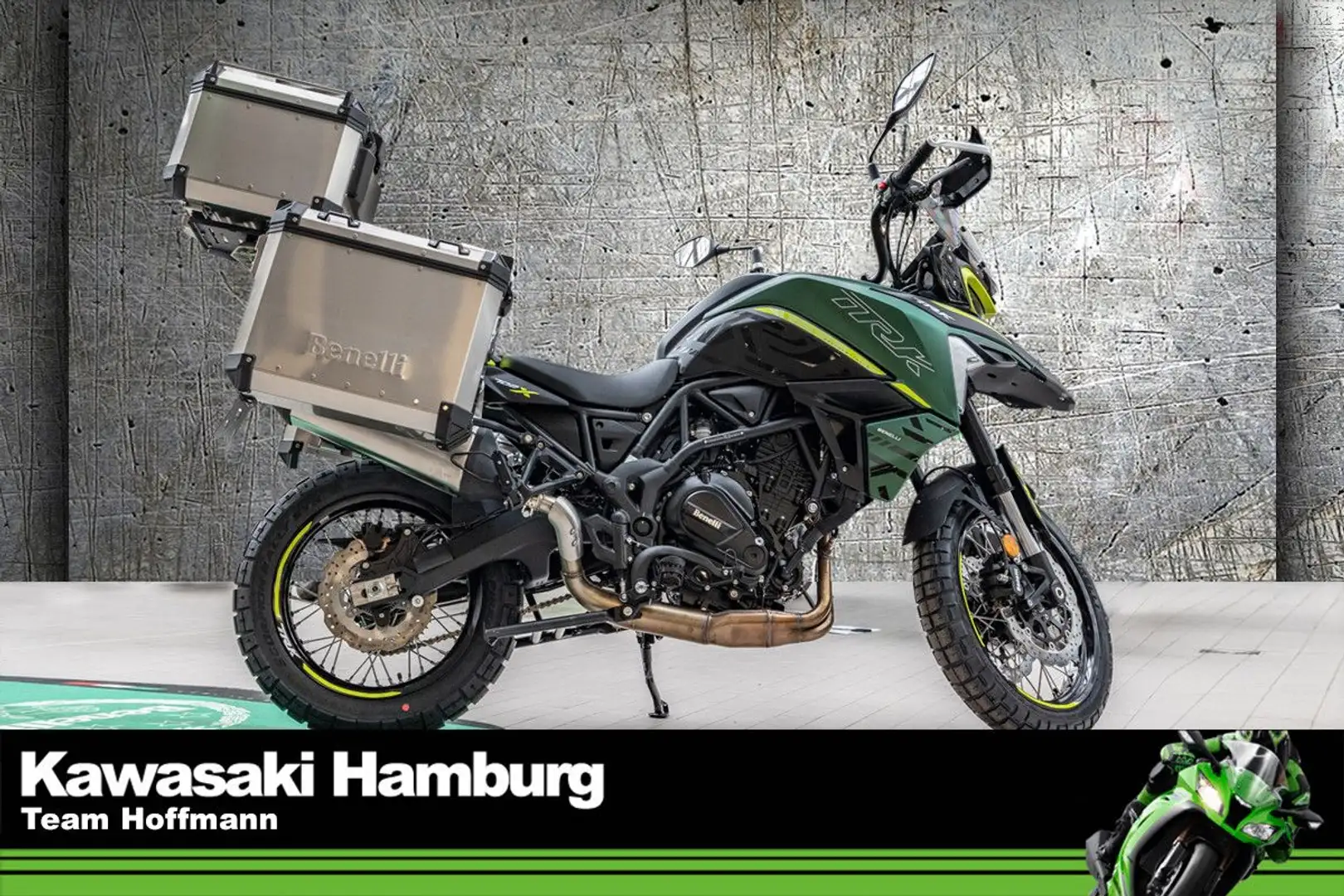 Benelli TRK 702 X ABS, inkl. Kofferset, sofort lieferbar Zöld - 1