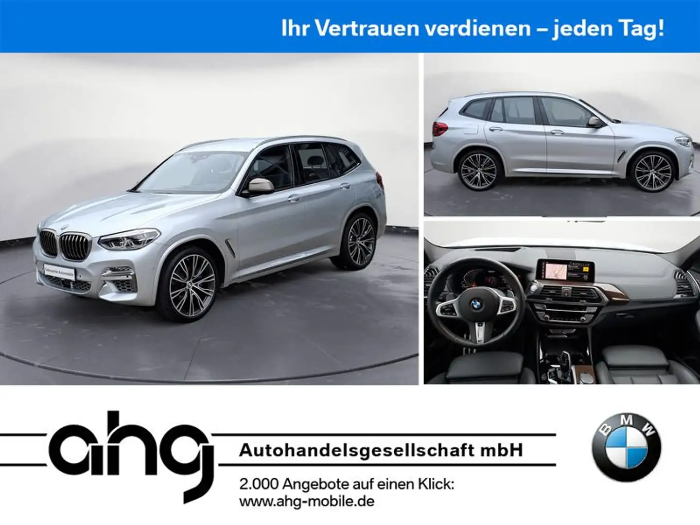 BMW X3 M i AT Driving Assist Plus / Head Up / 21' Argent - 1