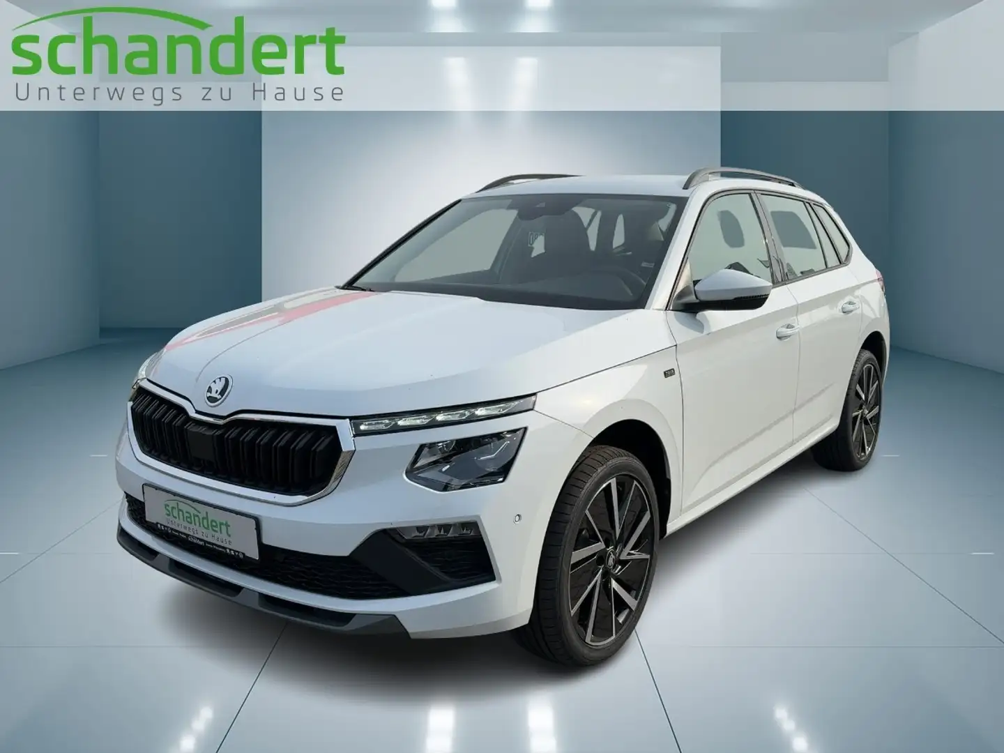 Skoda Kamiq 1.0 TSI Tour DSG LED Navi ACC Klimaautomatik Weiß - 1