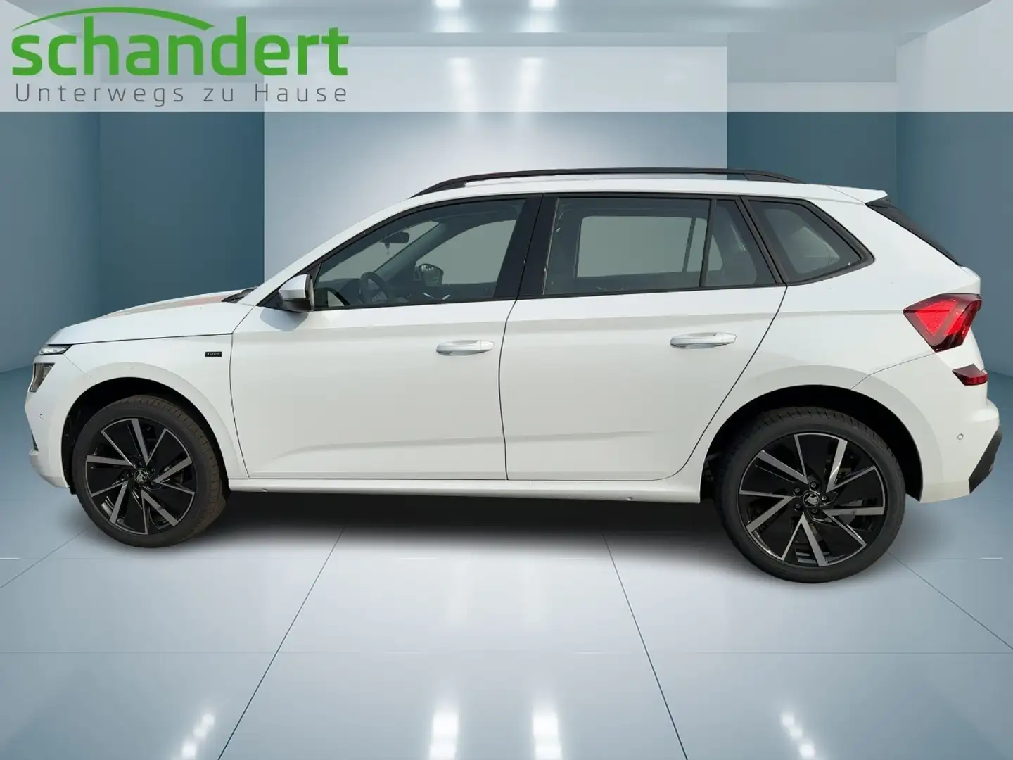 Skoda Kamiq 1.0 TSI Tour DSG LED Navi ACC Klimaautomatik Weiß - 2