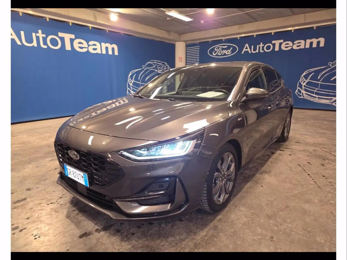 Ford Focus 1.5 ecoblue st-line x 115cv auto Gris - 1