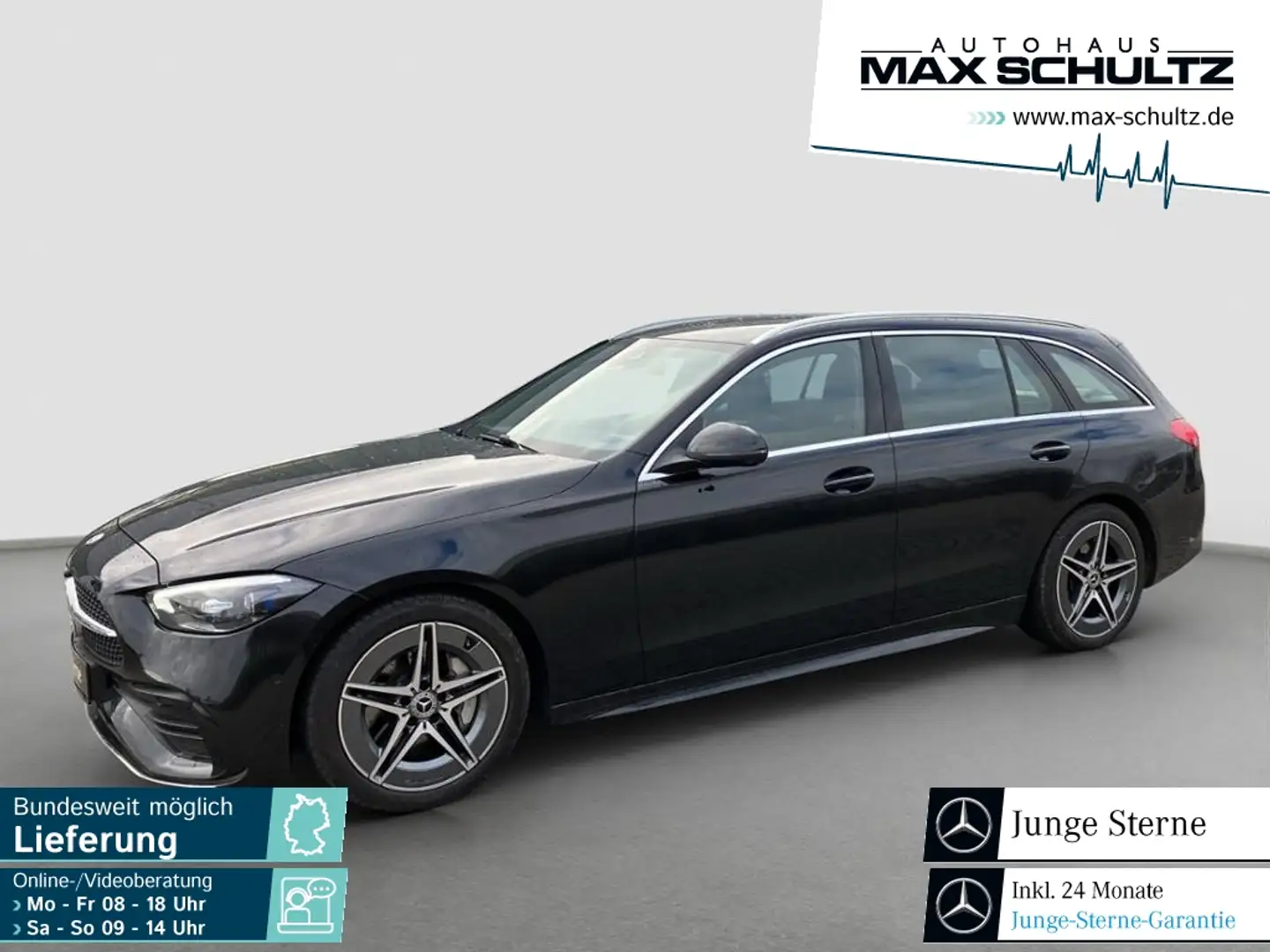 Mercedes-Benz C 300 T AMG*AHZV*DISTR*DIGITAL LIGHT*MEMORY*360° Schwarz - 1