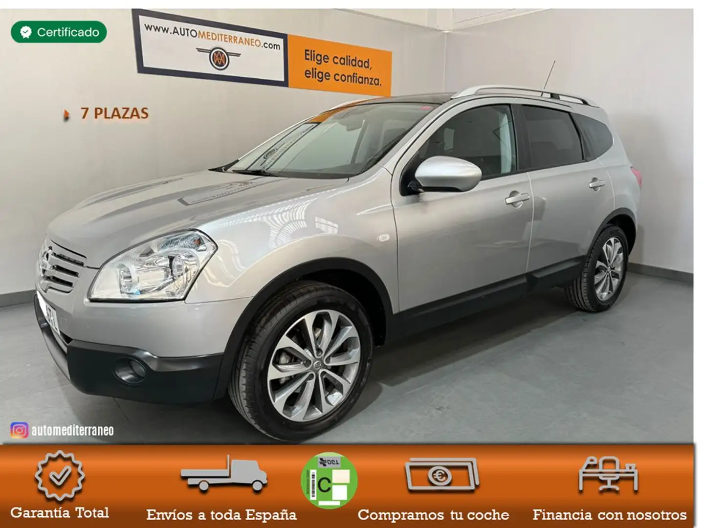 Nissan Qashqai Q+2 2.0 Tekna Premium 4x2 18´´ Gris - 1