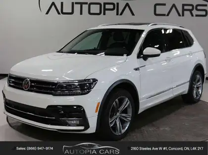 White 2020 Volkswagen Tiguan SUV / Crossover All-Wheel Drive Automatic