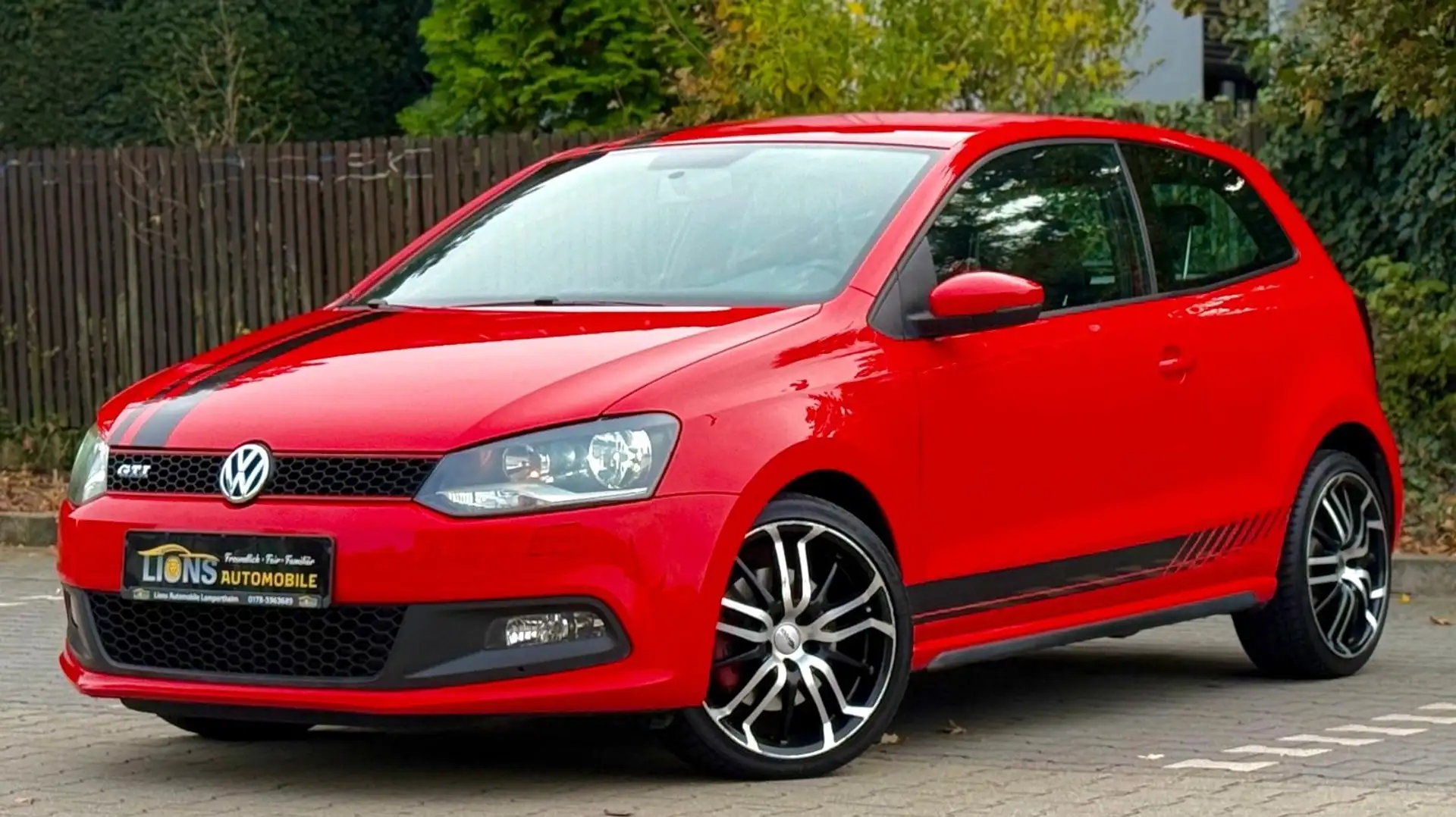 Volkswagen Polo V GTI/NAVI/PDC/SHZ/AUTOMATIK/TÜV NEU/KLIMA Rouge - 2