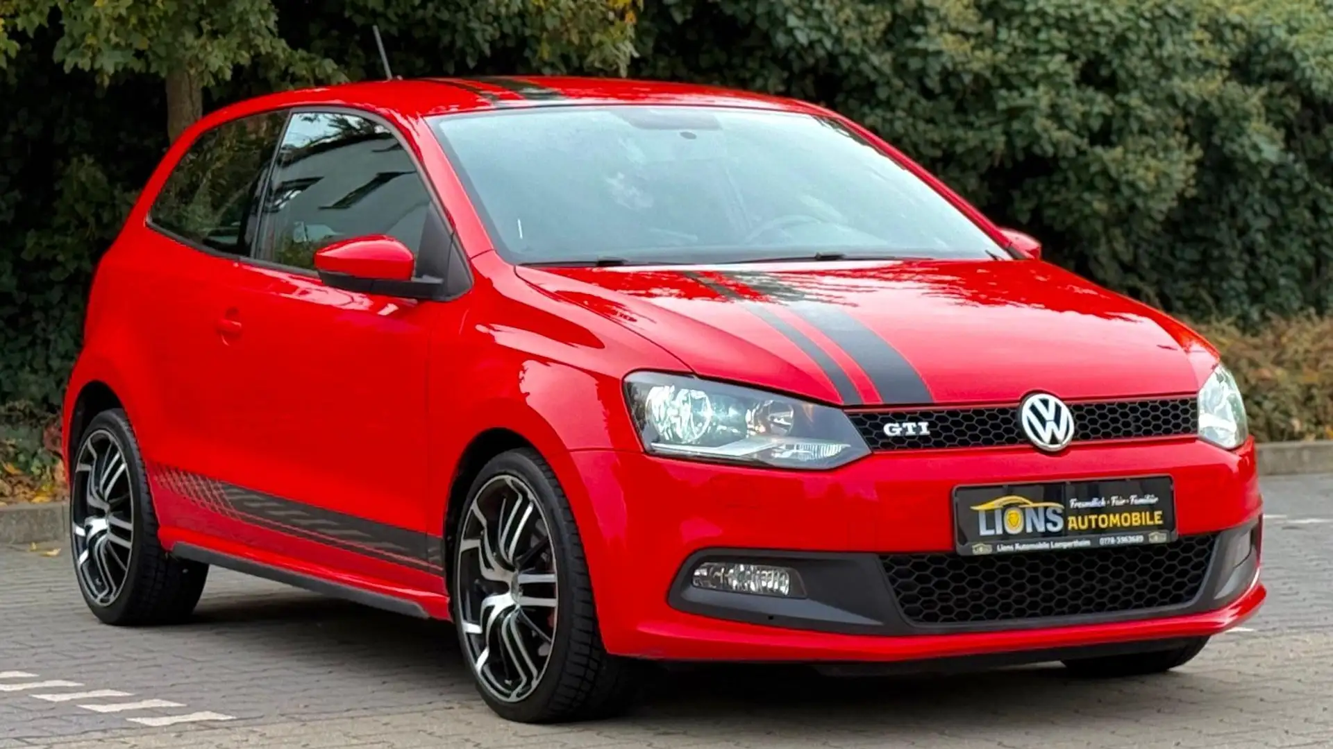 Volkswagen Polo V GTI/NAVI/PDC/SHZ/AUTOMATIK/TÜV NEU/KLIMA Rouge - 1