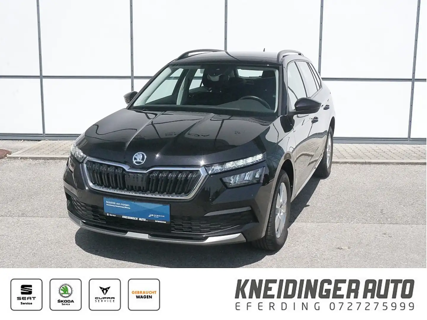 Skoda Kamiq 1,0 TSI Ambition, NAVI, Klima, Tempomat, ... Schwarz - 1