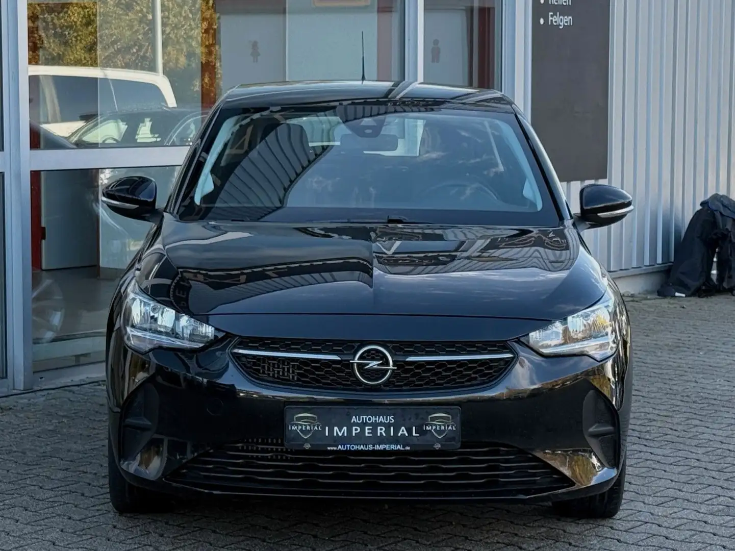 Opel Corsa F Edition TEMPO+KLIMA+1xPDC+SPURH+SHZ+DAB Schwarz - 2