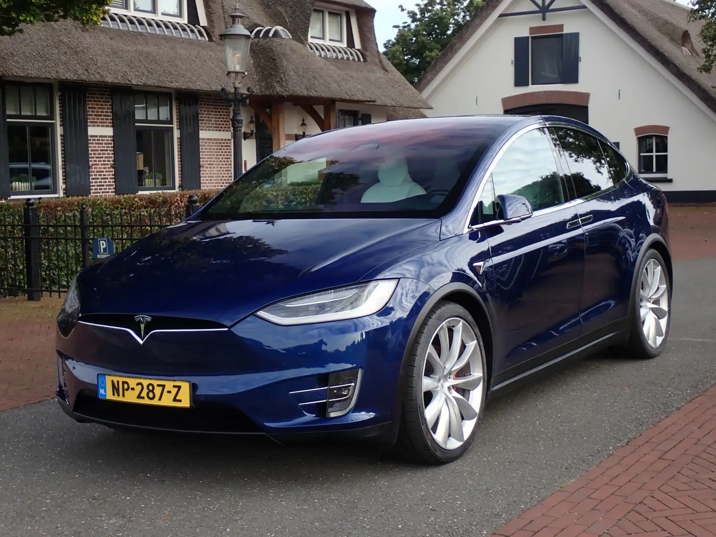 Tesla Model X P100D Performance 612PK 6p. *!* FREE SUC *!* FULL Bleu - 1
