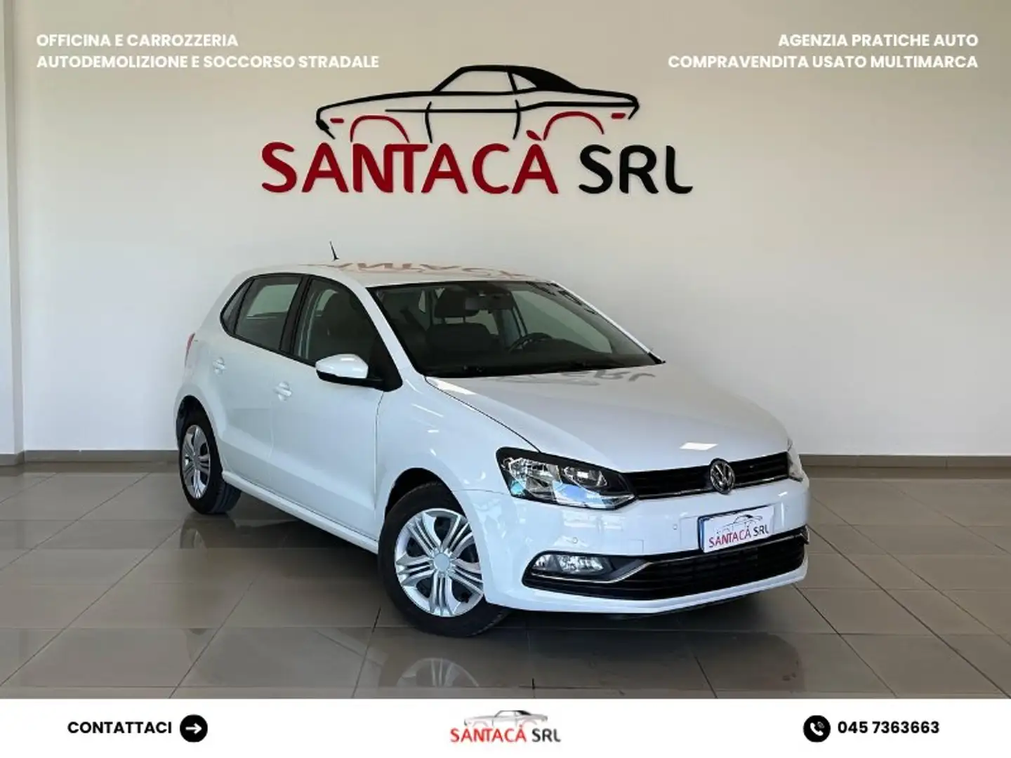 Volkswagen Polo Polo V 2014 5p 1.2 tsi bm Comfortline dsg Bianco - 1