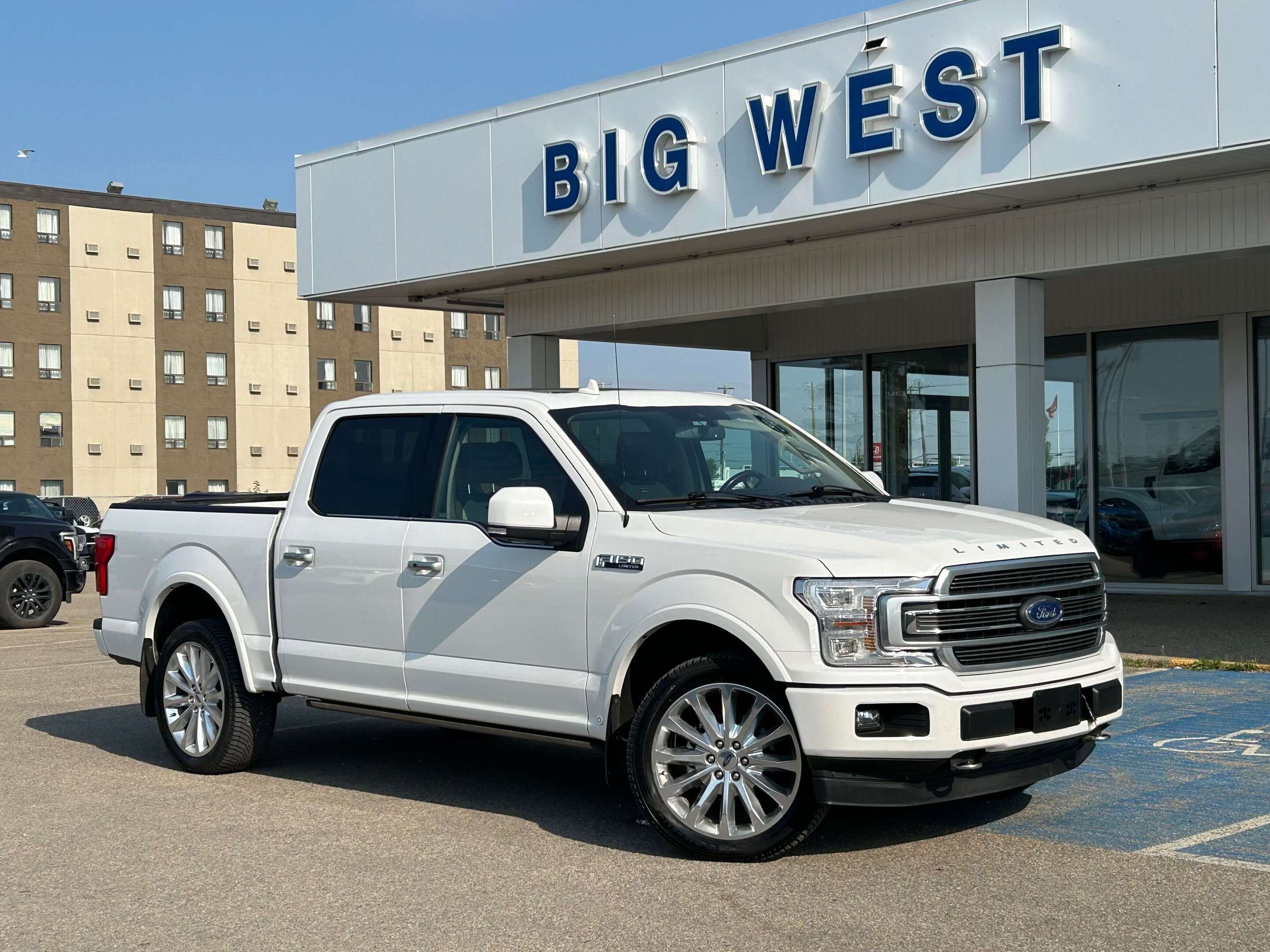 White 2020 Ford F-150 Pickup Truck Four-Wheel Drive Automatic