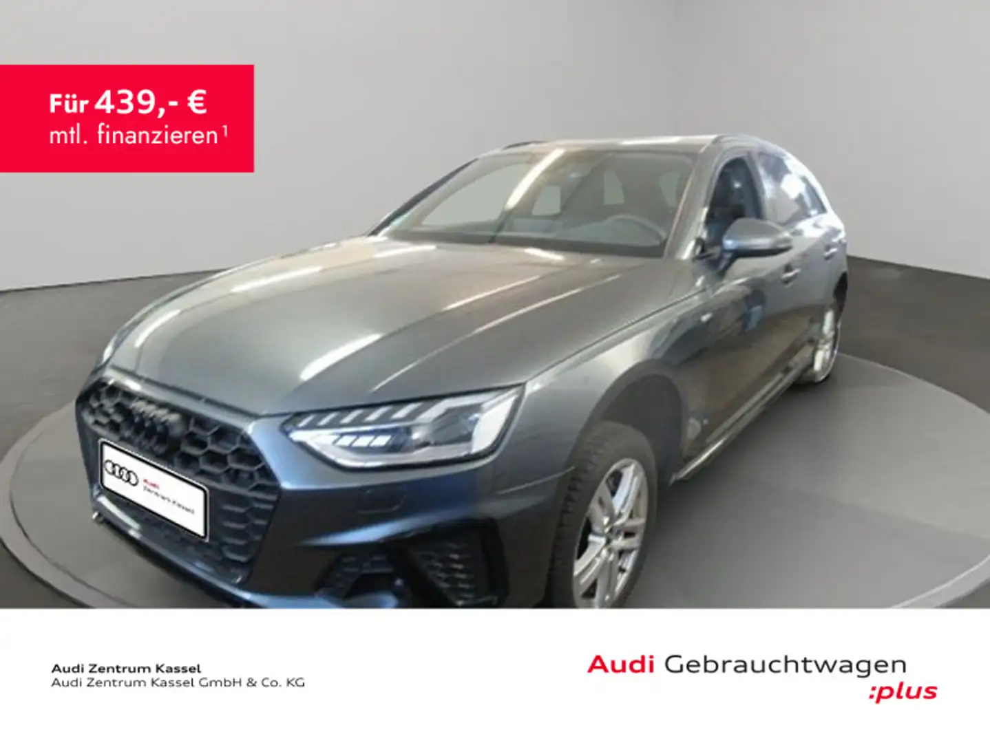Audi A4 Av. 40 TDI qu. S line Matrix B&O Pano HuD AHK Grau - 1