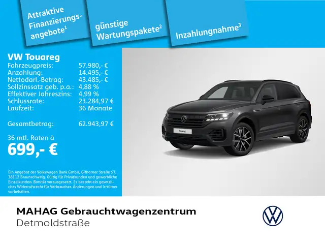 Volkswagen Touareg 3.0 TSI 4 Mot R-Line BlackStyle AHK Lede