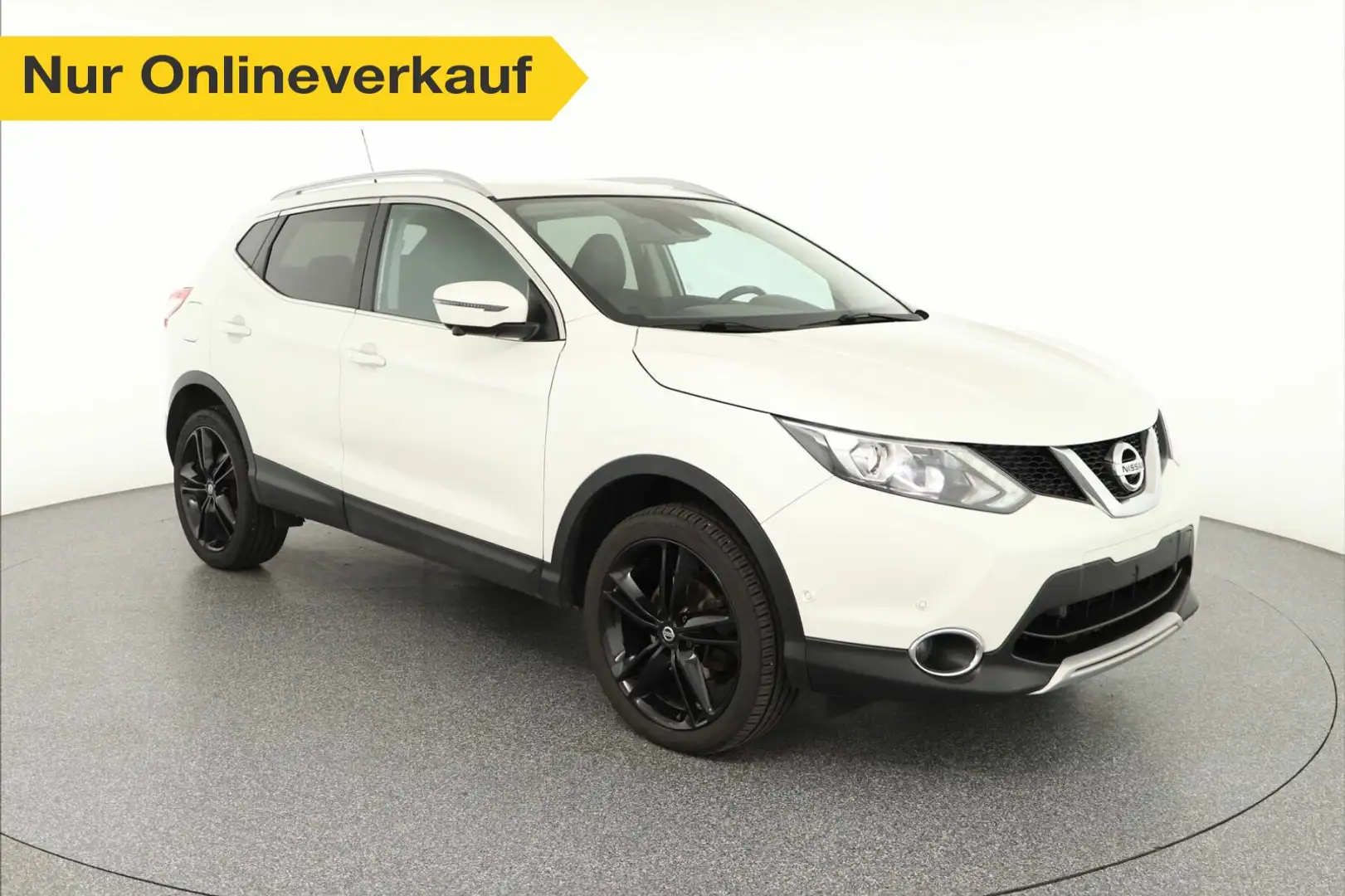 Nissan Qashqai Qashqai 1.6 dCi DPF Black Edition LEDER+LED+NAVI Blanc - 1