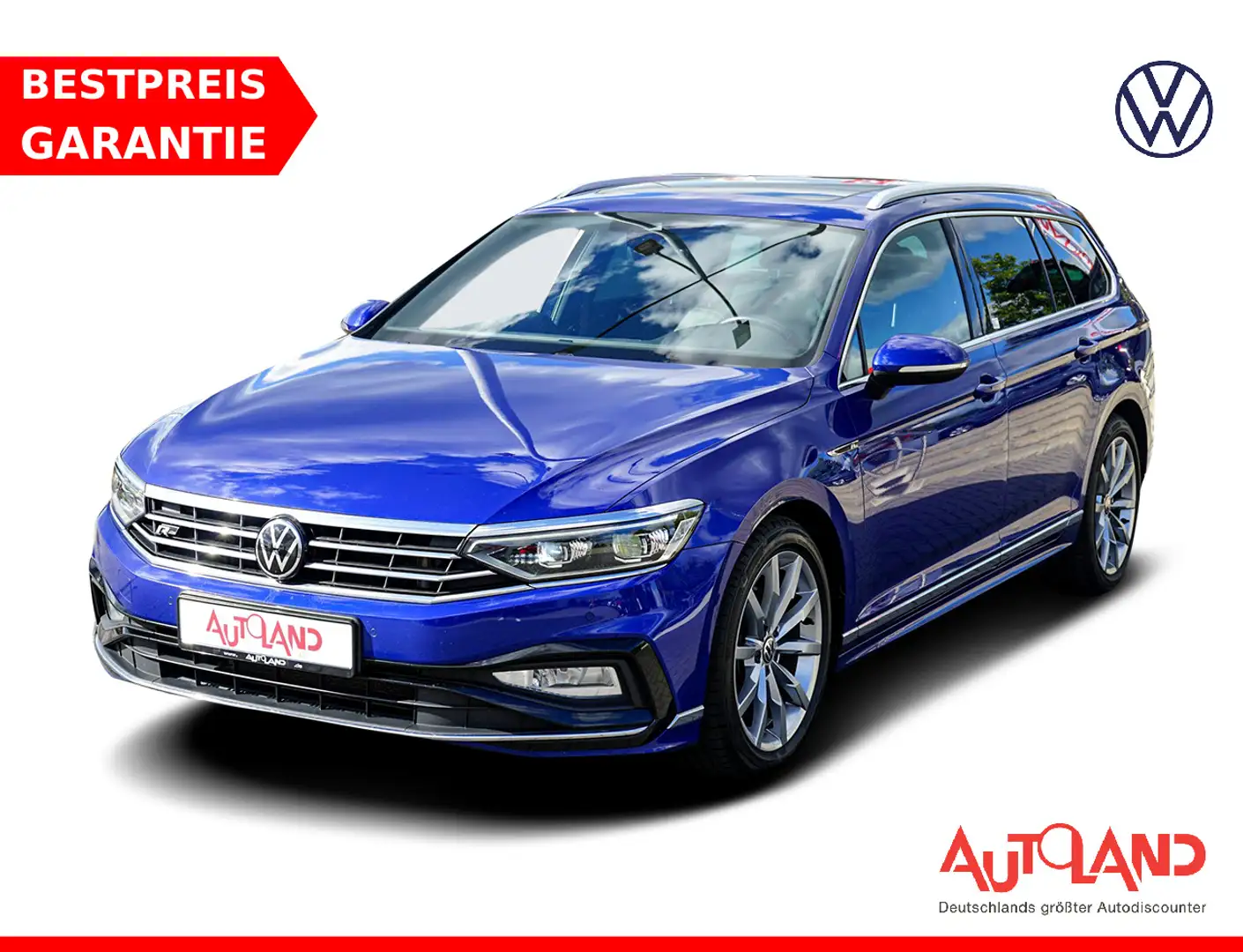 Volkswagen Passat Variant 2.0 TDI R Line LED Navi Panorama Azul - 1
