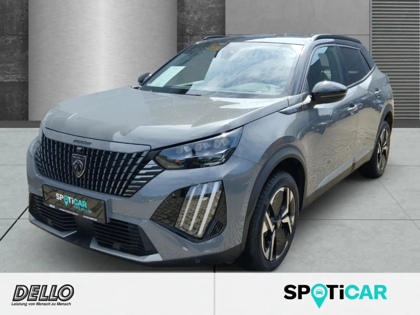 Peugeot 2008 1.2 PureTech 130 EU6d GT Navi Leder 360 Kamera Mas Grijs - 1