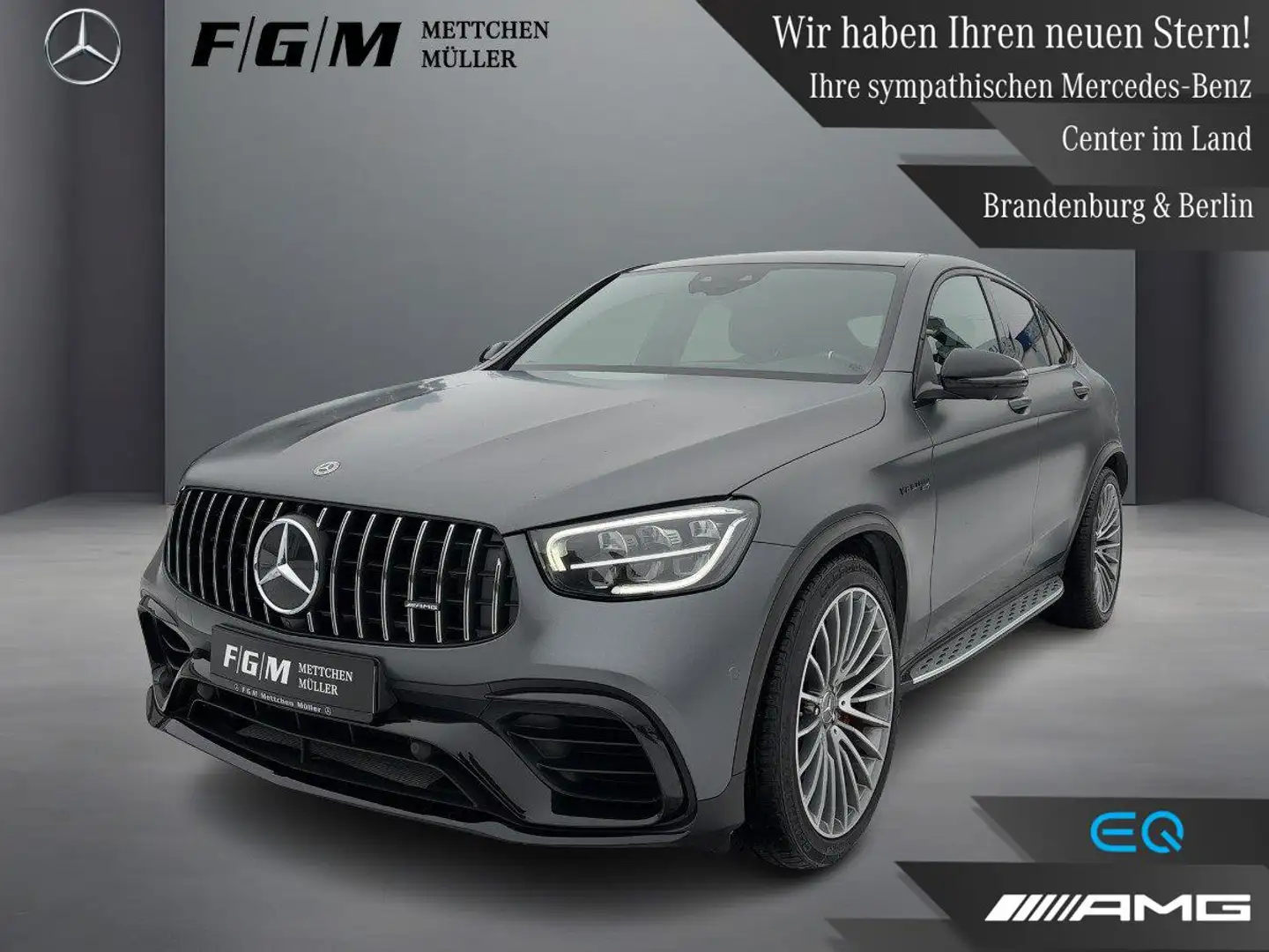 Mercedes-Benz GLC 63 AMG S 4M+ Coupé AMG Aero|Burm|KeyGo|360 Gris - 1