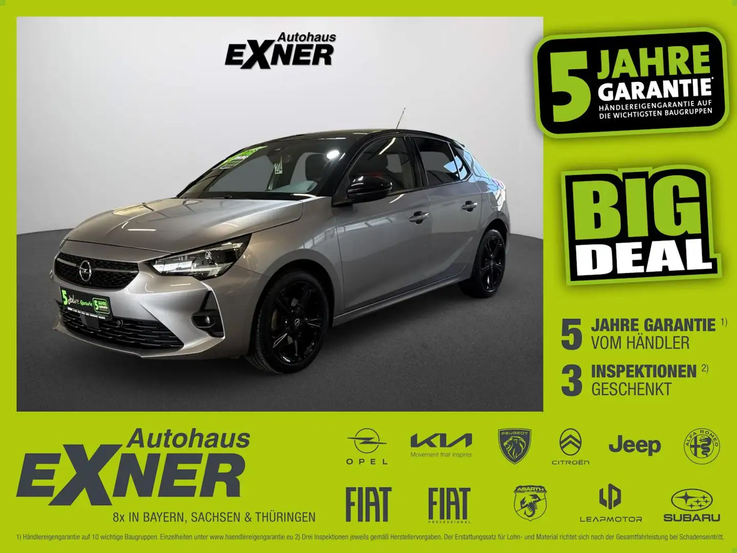 Opel Corsa F 1.2 Turbo GS LINE LED+SHZ+Kam.+KlimaA+LM Grau - 1