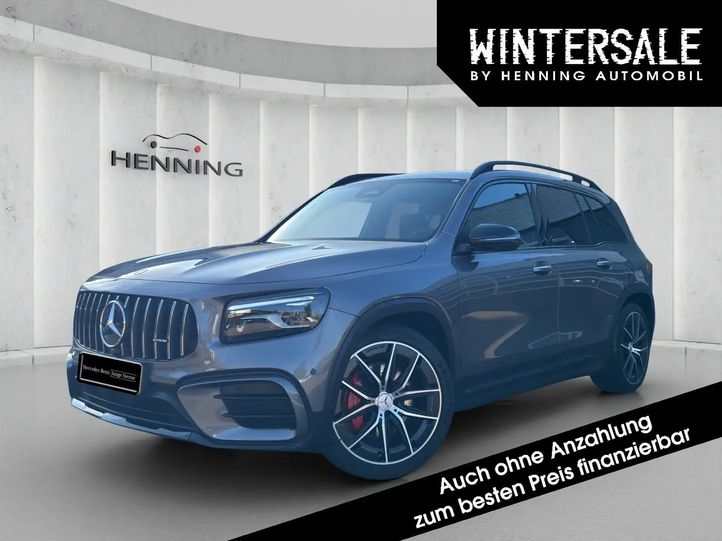 Mercedes-Benz GLB 35 AMG 4M Prem+ Night Pano 360 Burm HUD 20" Gris - 1