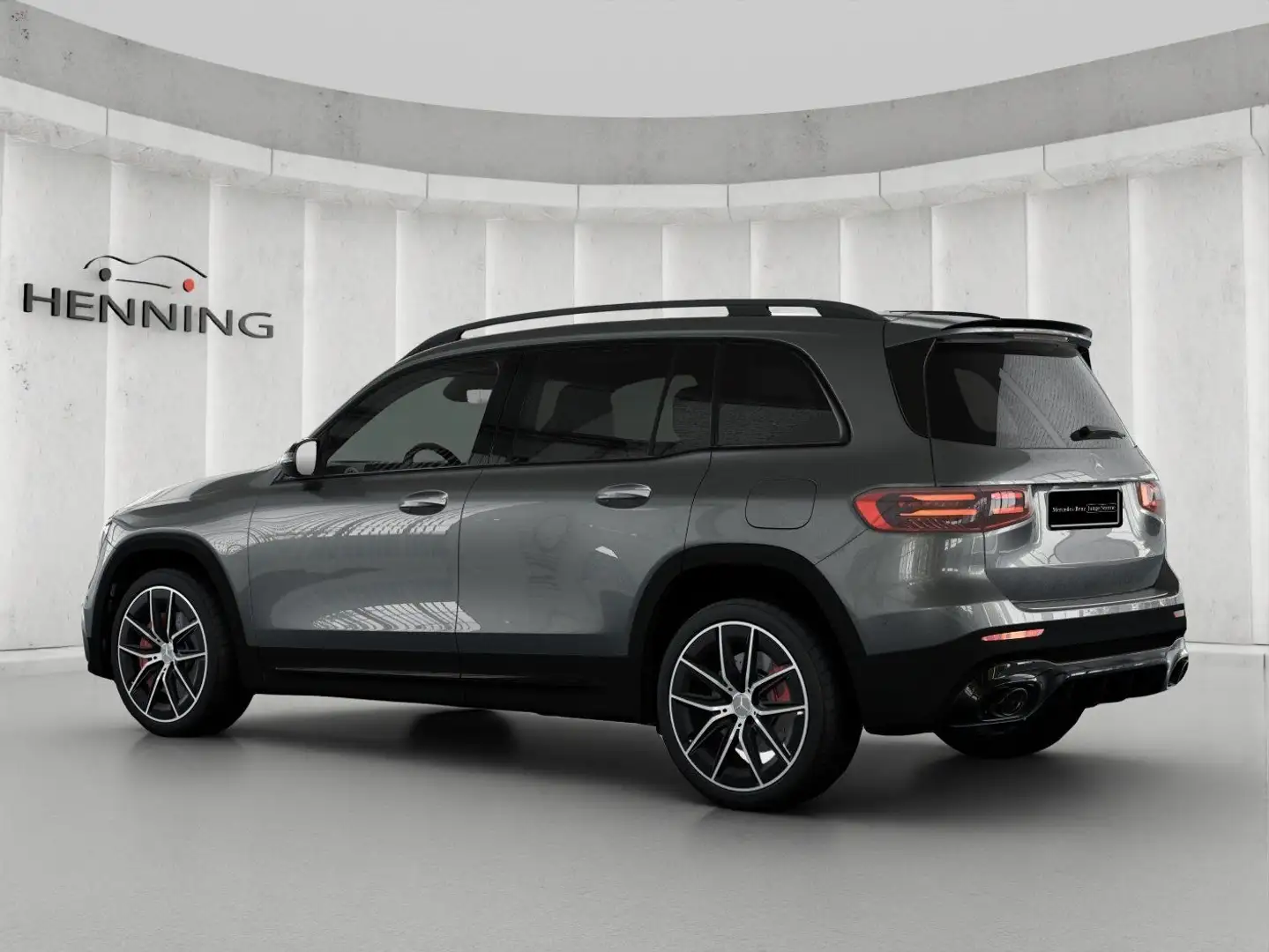 Mercedes-Benz GLB 35 AMG 4M Prem+ Night Pano 360 Burm HUD 20" Grau - 2