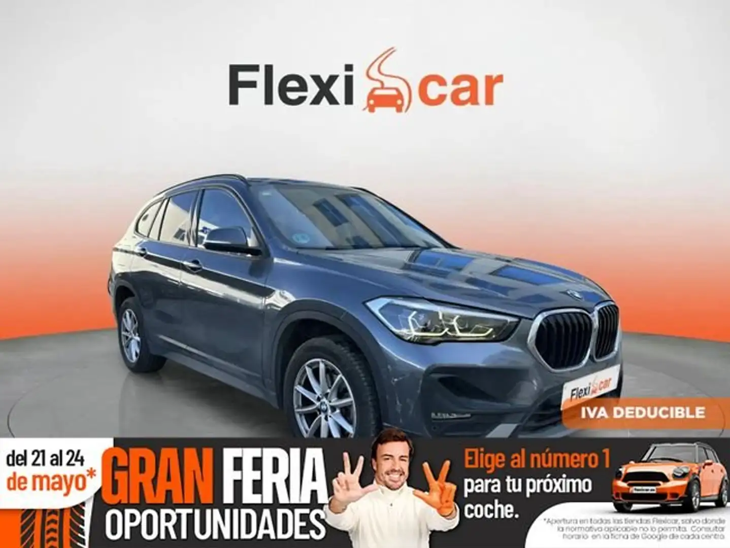 BMW X1 sDrive 18d Gris - 1