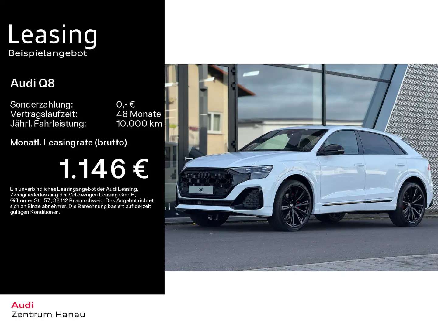 Audi Q8 TDI quattro SLINE*HUP*SOFT*STHG*LASER*AHK*PAN Weiß - 1