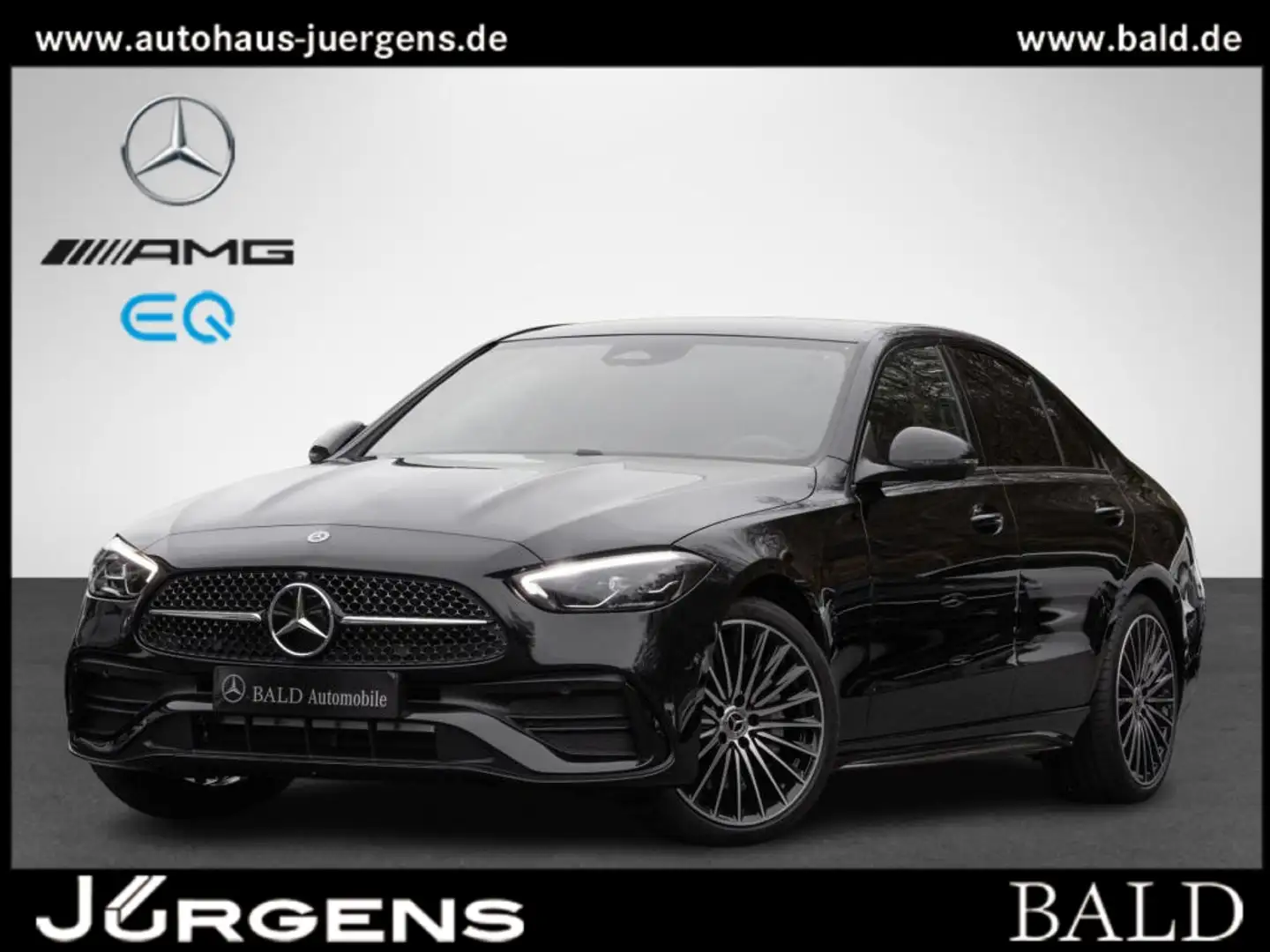 Mercedes-Benz C 180 AMG/LED/Pano/AHK/360/Memo/Sound/Night/19" Schwarz - 1