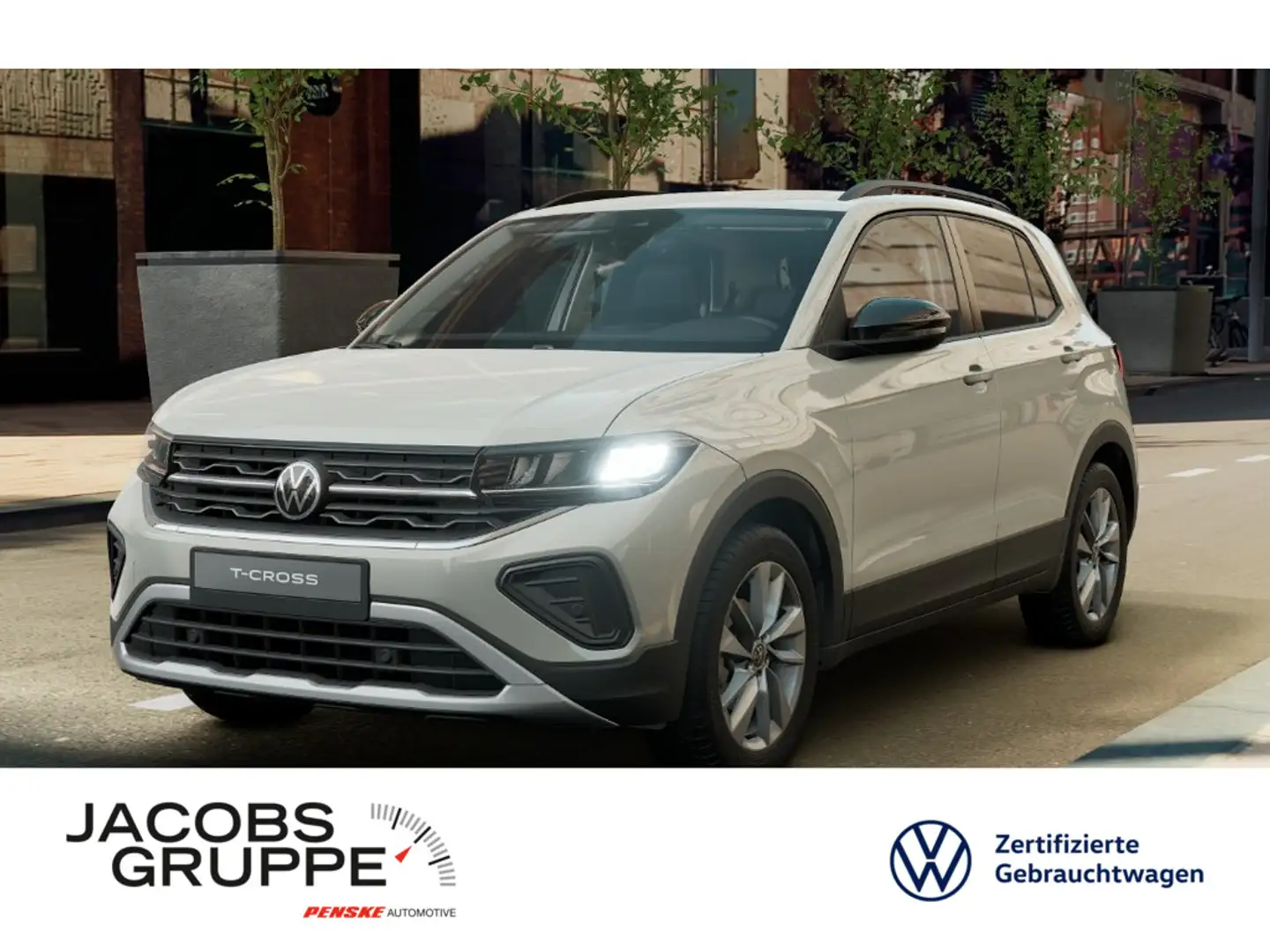 Volkswagen T-Cross 1.0 TSI DSG Goal App-Connect, Einpark Grau - 1