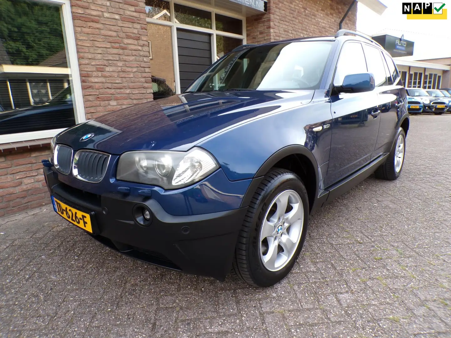 BMW X3 3.0i Automaat / Leder / Navi / Panoramadak Blau - 1