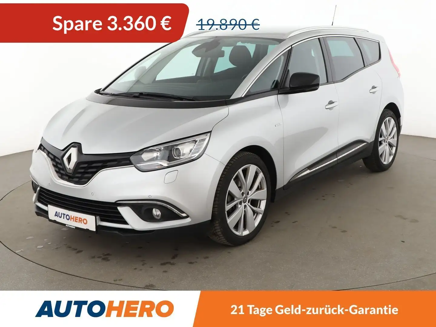 Renault Grand Scenic 1.3 TCe Limited Aut.*NAVI*PDC*SHZ*TEMPO*ALU* Grau - 1
