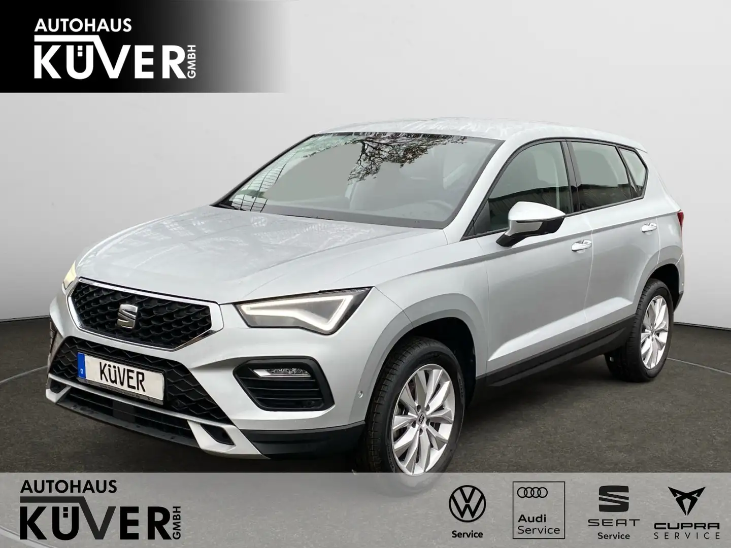 SEAT Ateca Style 1.5 TSI DSG Navi+ACC+AHK+LED+Shzg. ACC*AHK*N Silber - 1