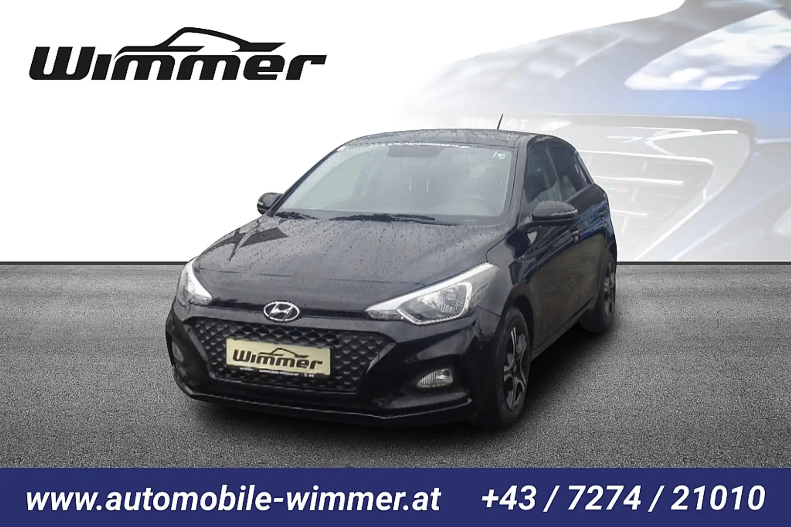 Hyundai i20 1,25 Level 2 Schwarz - 1