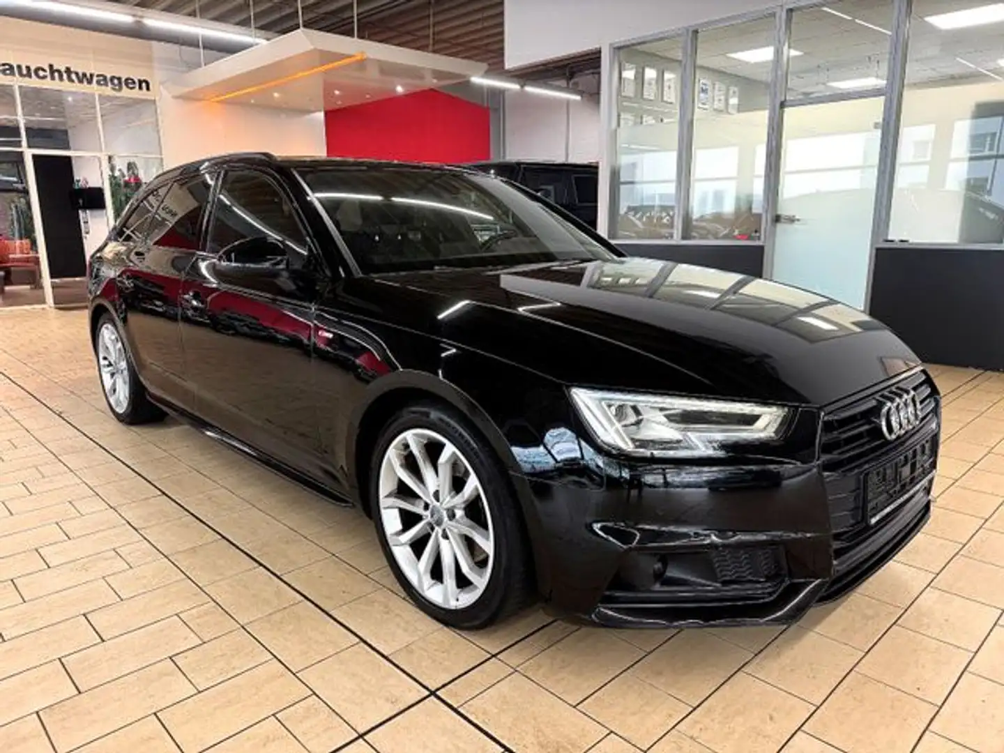 Audi A4 2.0 TFSI*S LINE PLUS+AUTOM+LED+NAVI+LEDER+18* Noir - 1