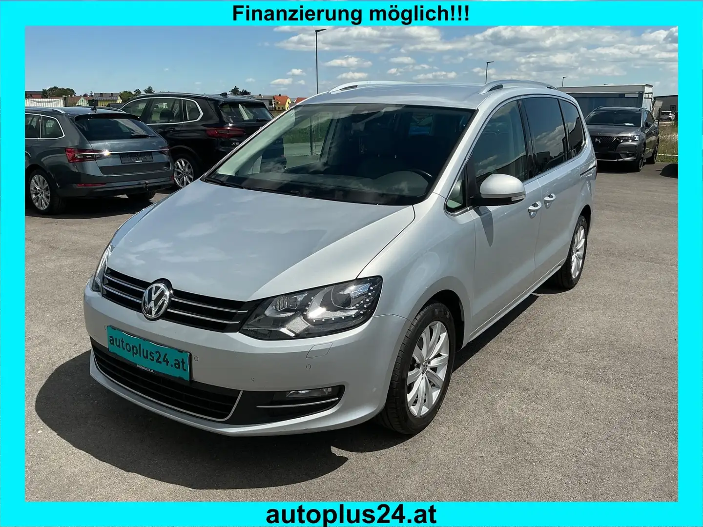 Volkswagen Sharan Business+ SCR 2,0 TDI 7 Sitze DSG Silber - 1