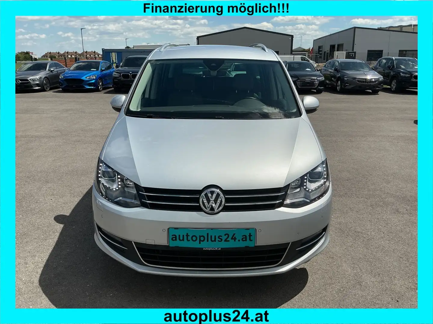 Volkswagen Sharan Business+ SCR 2,0 TDI 7 Sitze DSG Silber - 2