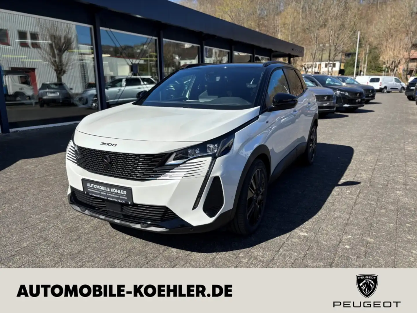 Peugeot 3008 1.6 GT Plug-In Hybrid 225 e-EAT8  Panodach Blanc - 1
