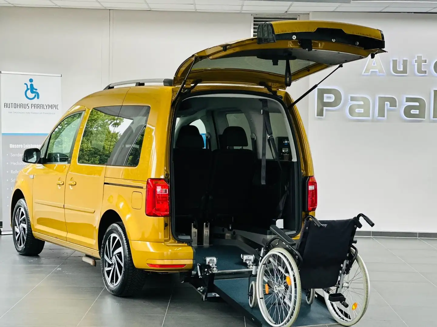 Volkswagen Caddy Join 1.0 TSI Behindertengerecht-Rampe Gelb - 1