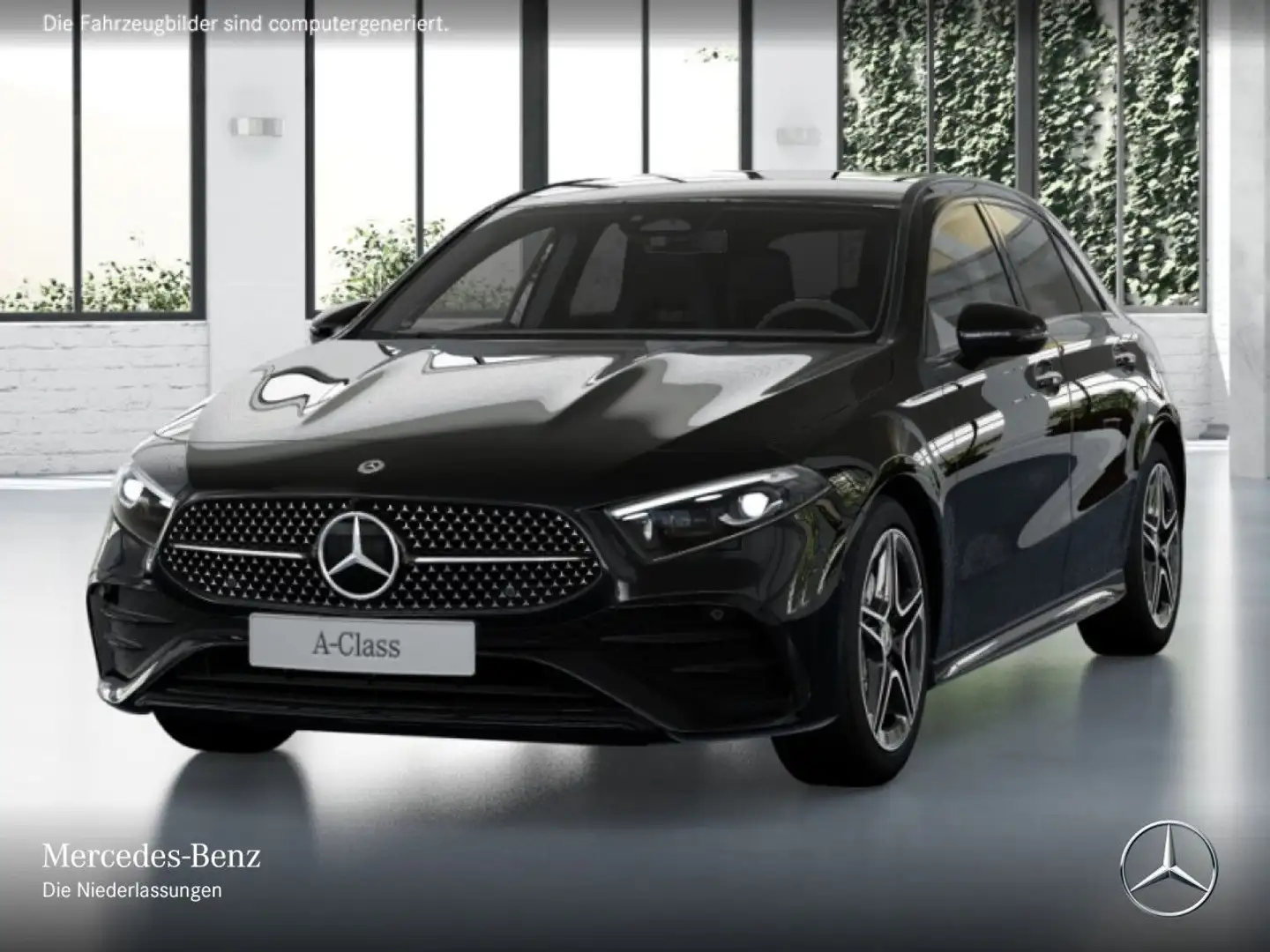 Mercedes-Benz A 250 e AMG+NIGHT+MULTIBEAM+BURMESTER+KAMERA+TOTW Schwarz - 2