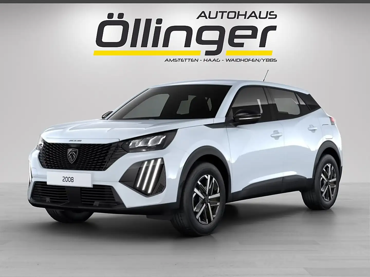 Peugeot 2008 PureTech 100 S&S Style 6-Gang-Manuell Weiß - 1