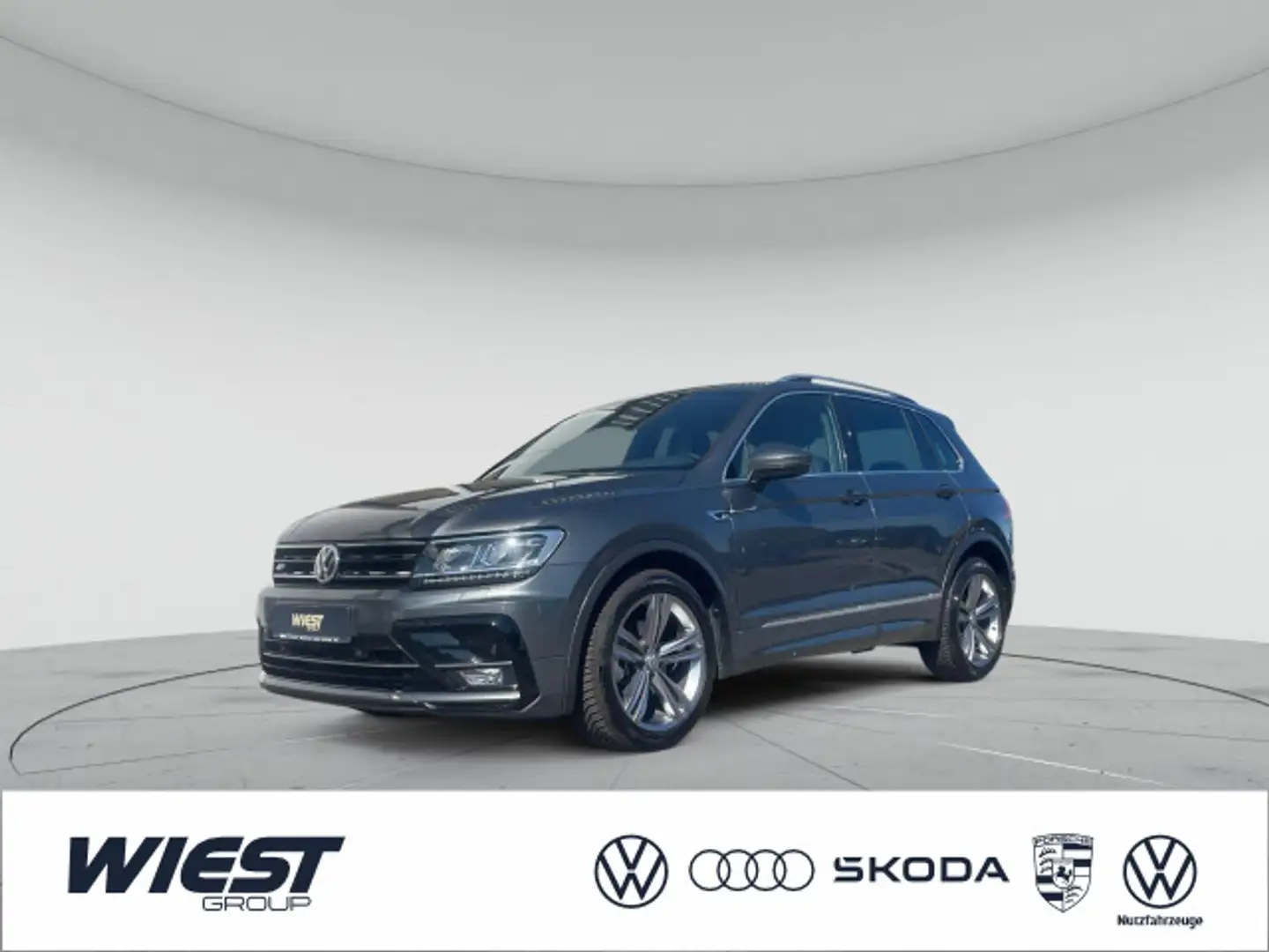 Volkswagen Tiguan 2.0 TDI Highline R-Line Navi PDC ACC Grau - 1