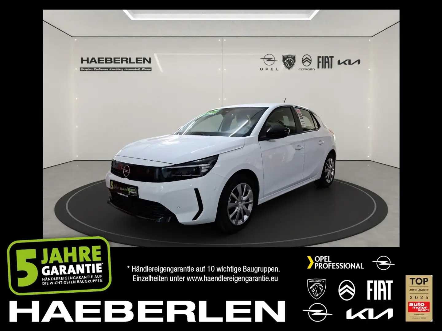 Opel Corsa F 1.2 Turbo Edition LED+SHZ+Fernlichtass. Bianco - 1