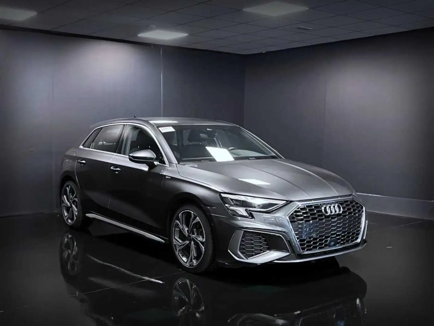Audi A3 SPB 30 TDI S tronic S line edition Gris - 2