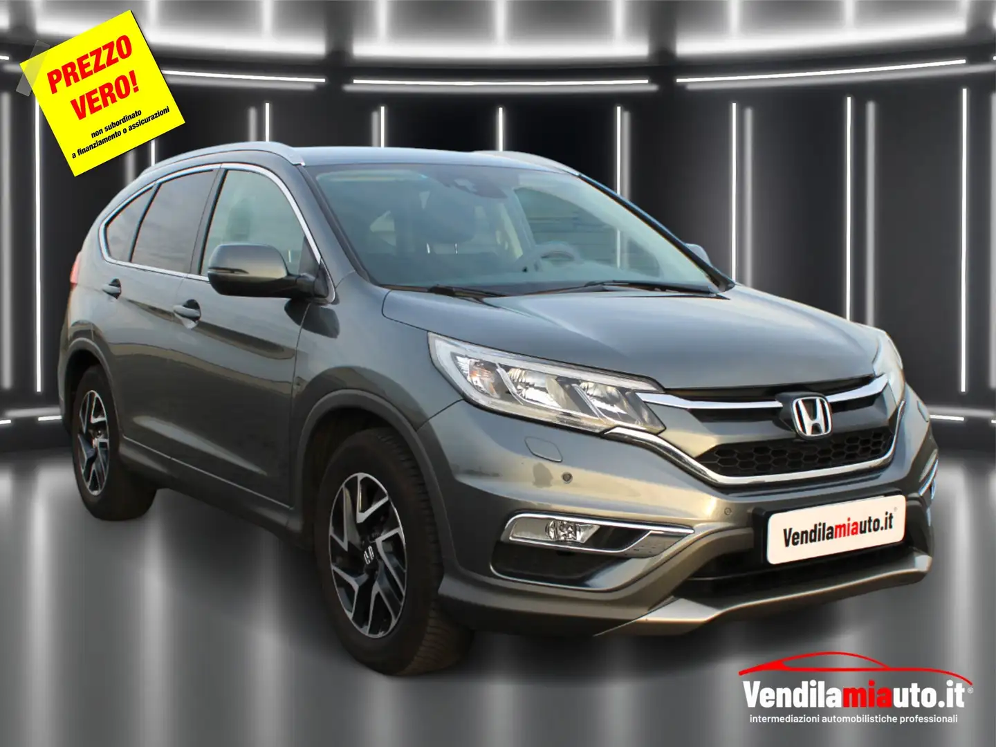 Honda CR-V 1.6 Elegance + Connect 2wd my16 - OK NEO PATENTATI Grigio - 1