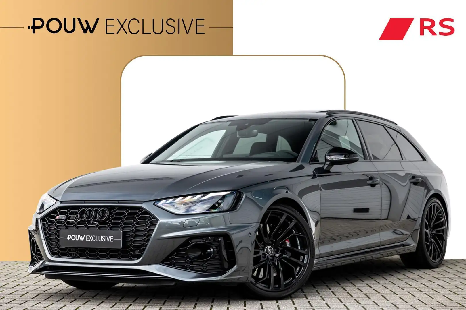 Audi A4 Avant RS4 2.9 TFSI 450pk Quattro | Panoramadak | D Gris - 1